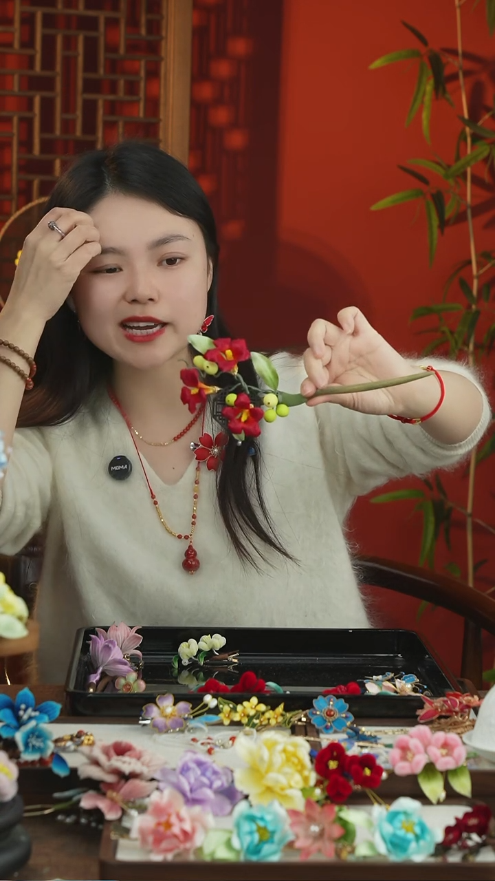 刺绣闪购纯手工非遗国风饰品