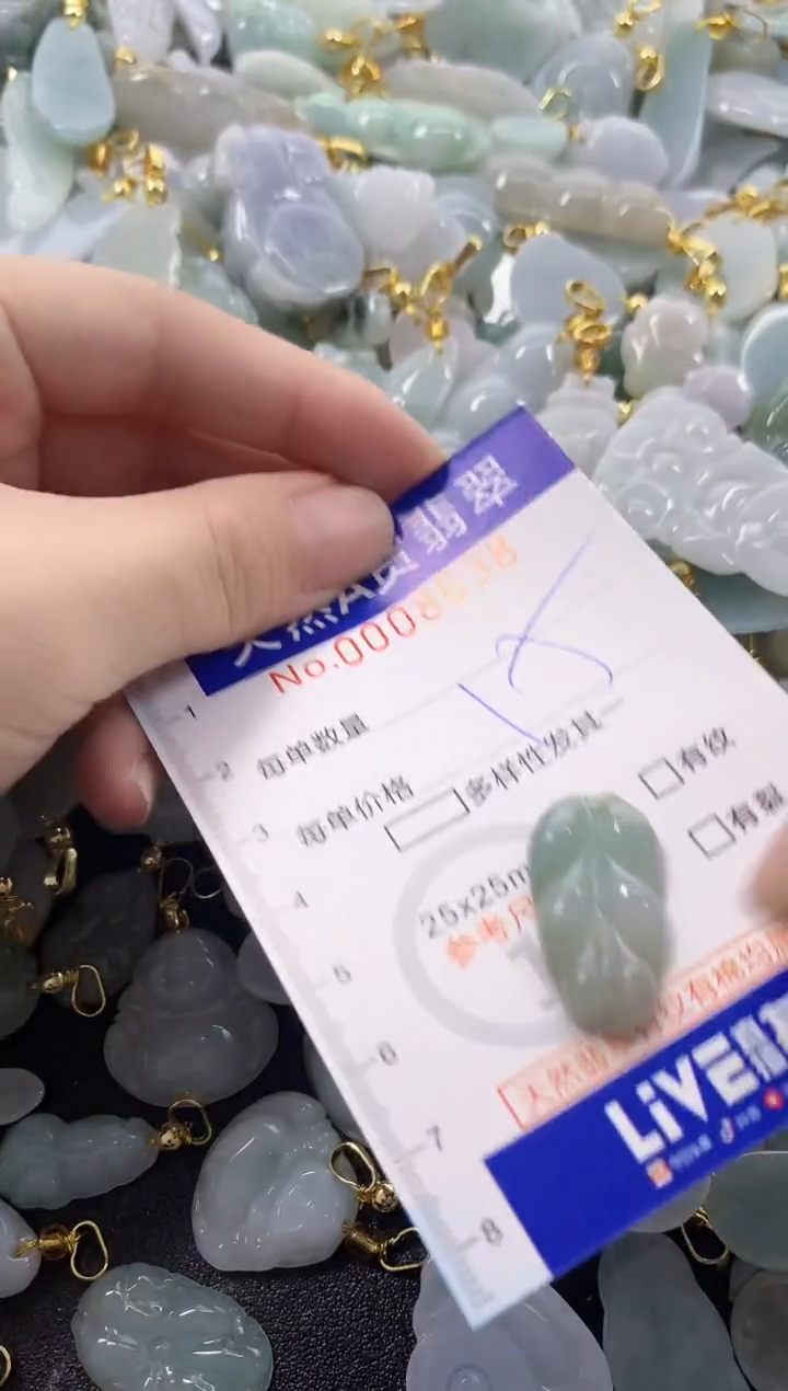 颈饰未镶嵌翡翠天然A货翡翠