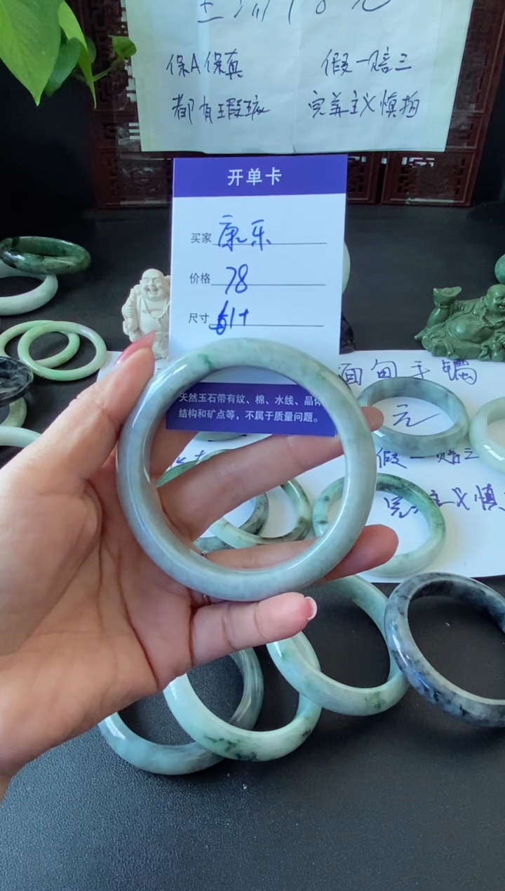 未镶嵌手镯翡翠康*翡翠手镯#19