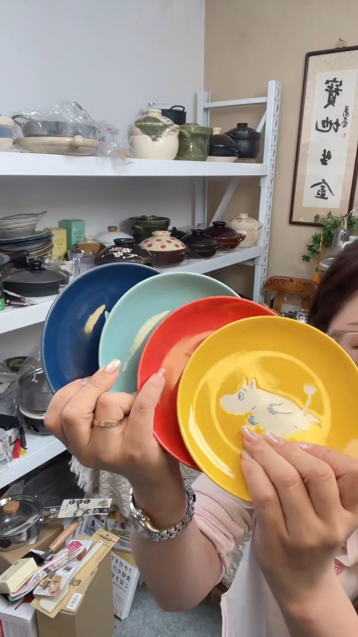 MM030BR-5 卡通陶瓷姆明餐碟4件套