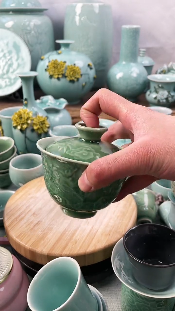 【闪购商品】特价 微瑕 慧仙青瓷