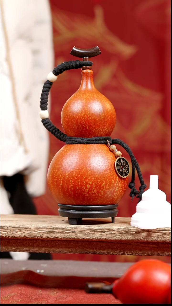 781号纯手工制作天然大漆真葫芦【不包全品介意慎拍】