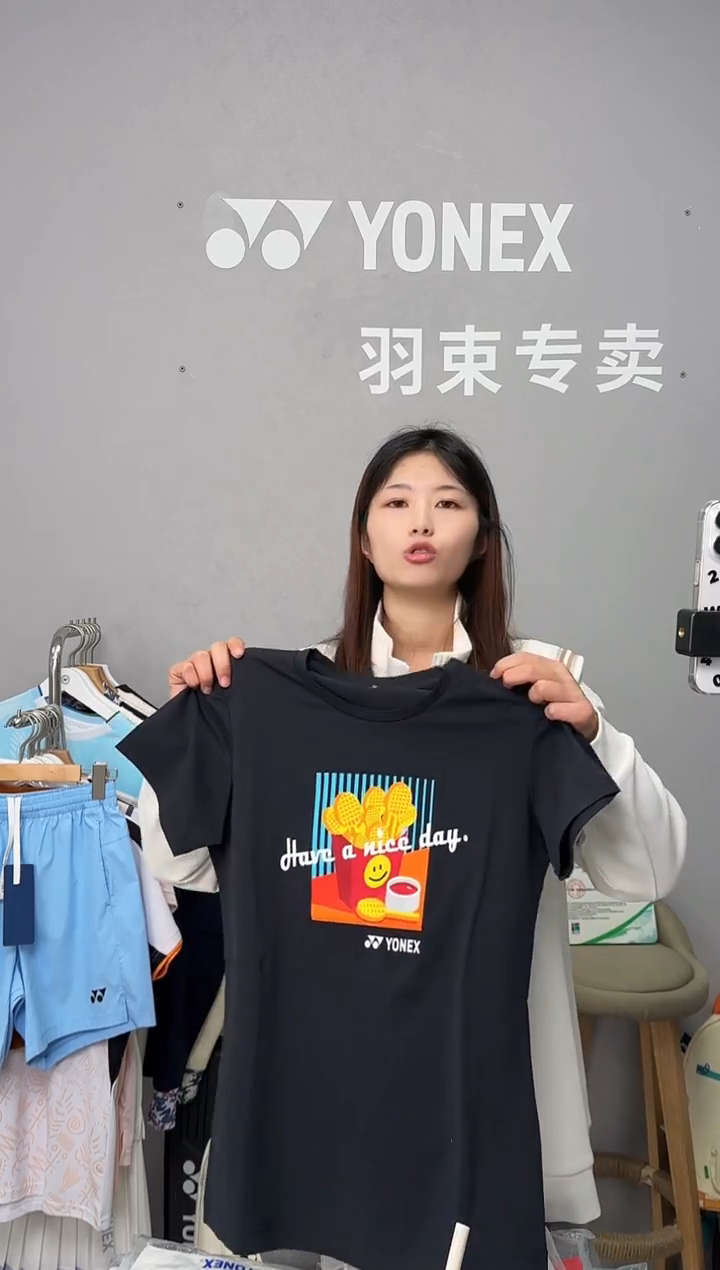 女士短袖215064-007黑色-M