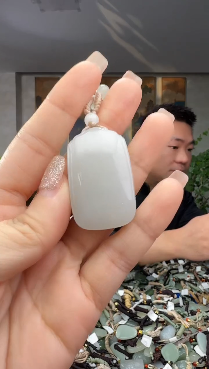 颈饰未镶嵌和田玉拍一发一多样性发货