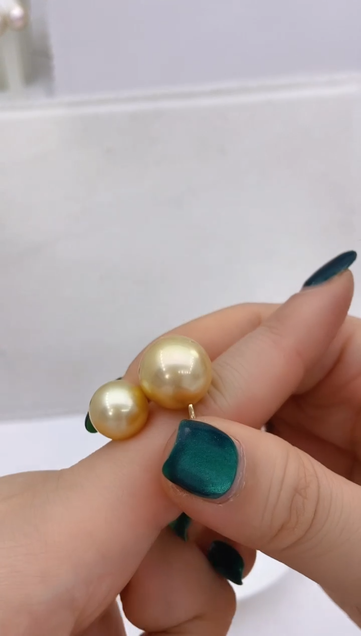 【闪购商品】海水珍珠戒指18K金镶嵌158 12-14mm