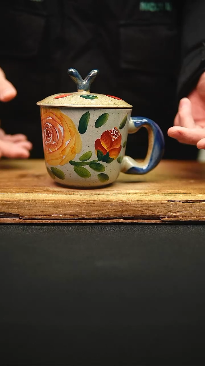 @@陶园瓷舍@@纯手工手绘@高温釉下彩