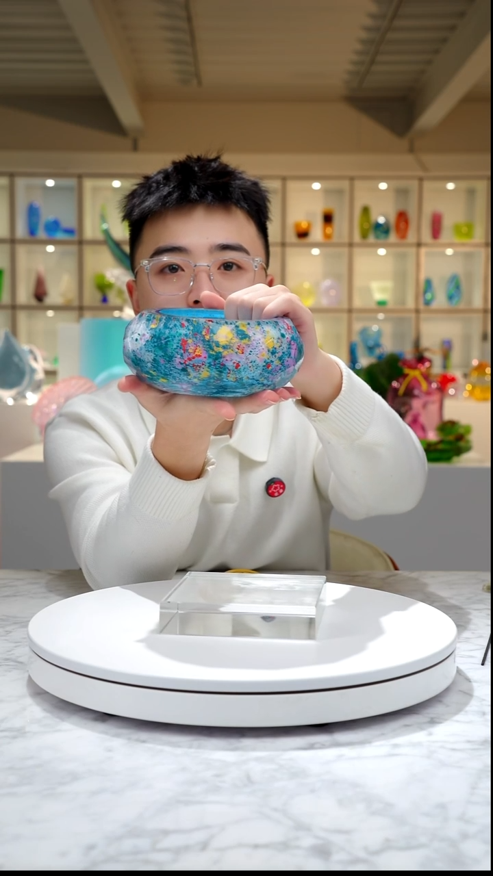 琉璃莫奈花园系列小果碗