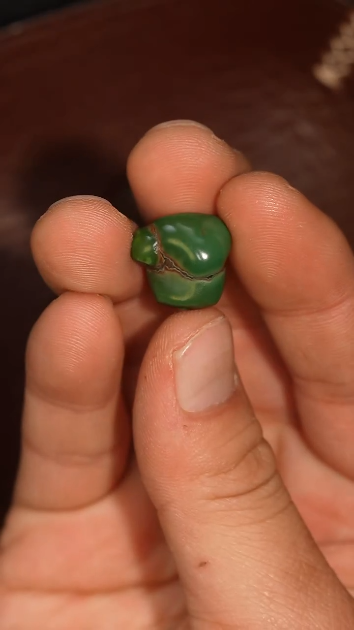 绿松石未镶嵌颈饰冲赛康胡子哥，DIY一146