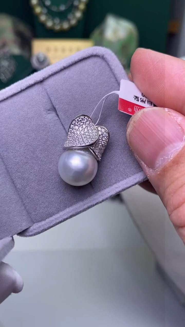 【闪购商品】海水珍珠颈饰银S925镶嵌13