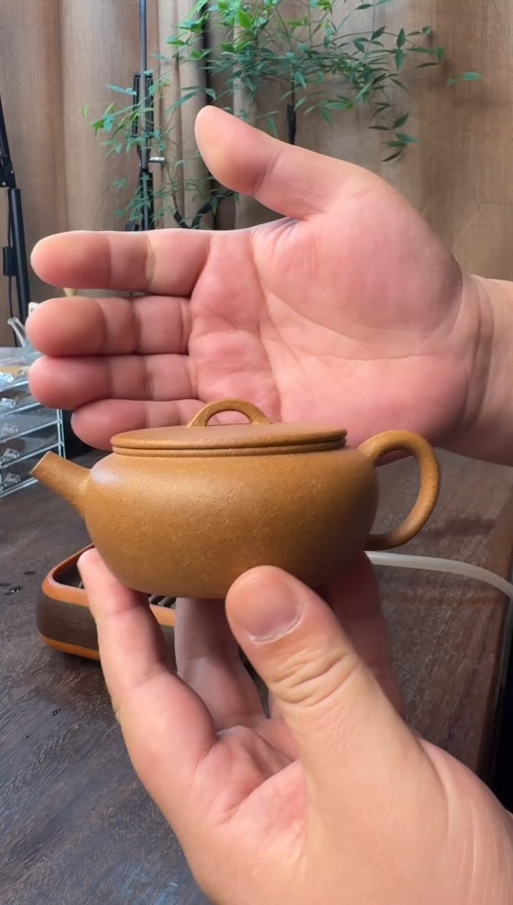 茶壶紫砂大彬诗意-半手工制-宝山降坡泥-容量：200CC