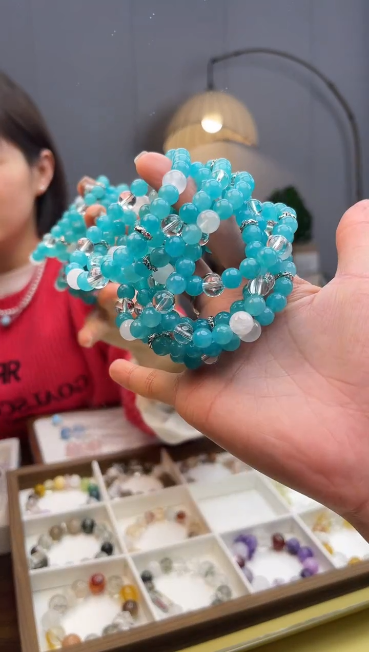 【闪购商品】水晶手链合金白水晶