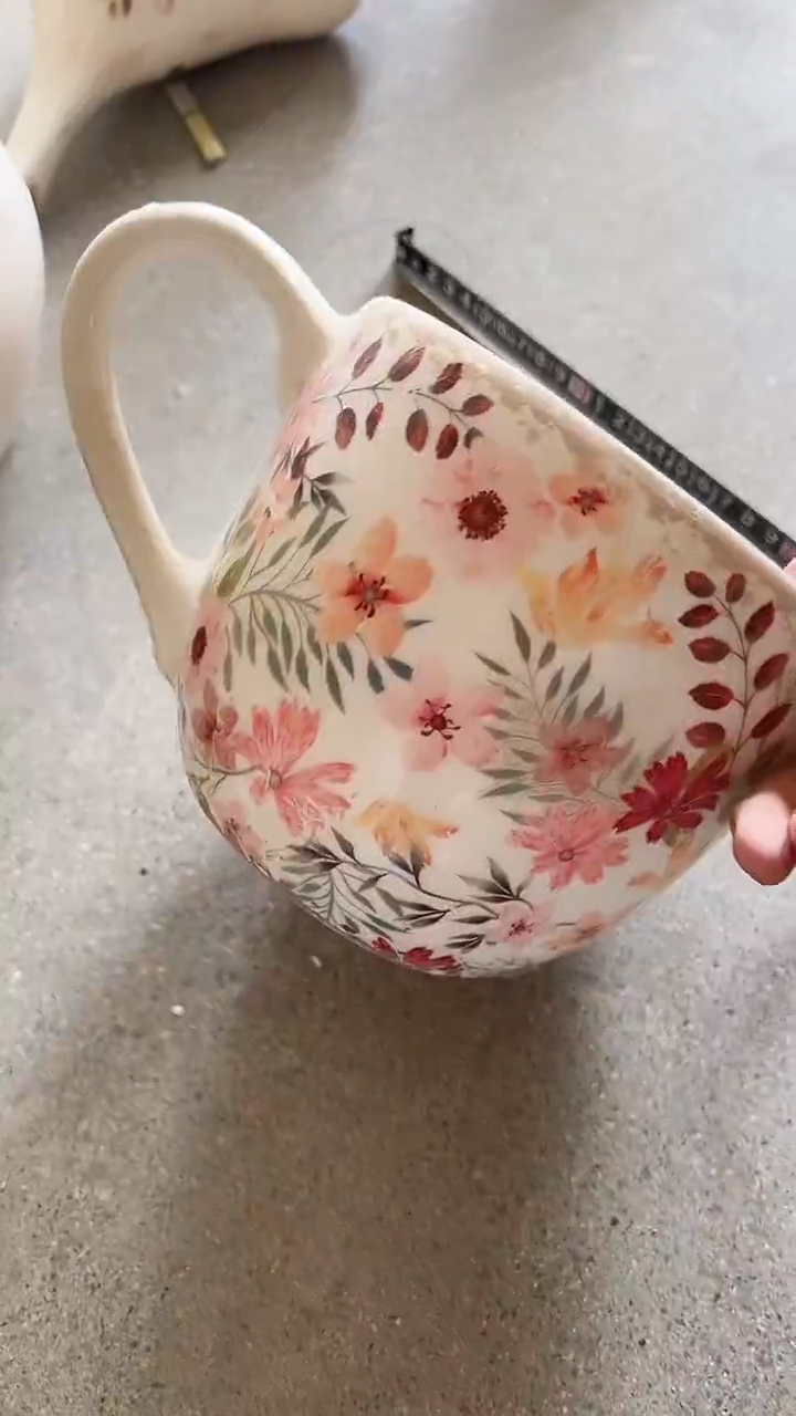 【闪购商品】陶瓷花盆高12.5cm内口13.5cm