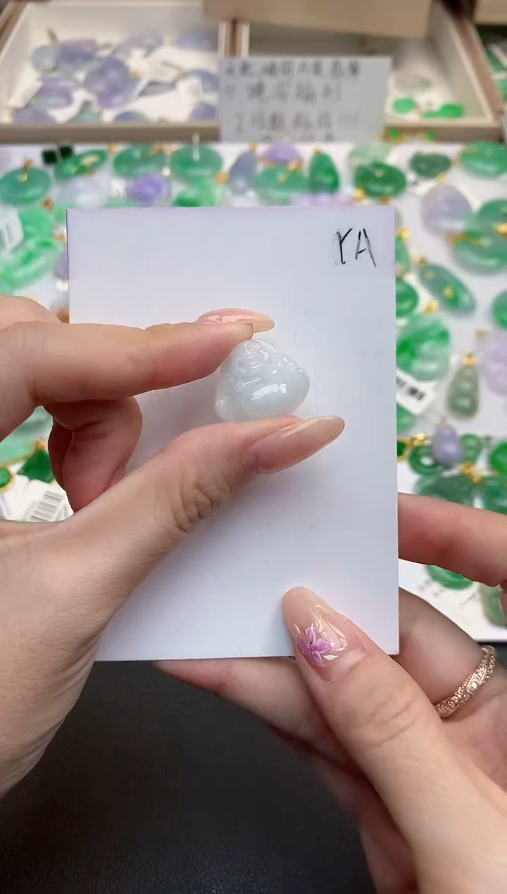 颈饰未镶嵌翡翠天然缅甸A货翡翠