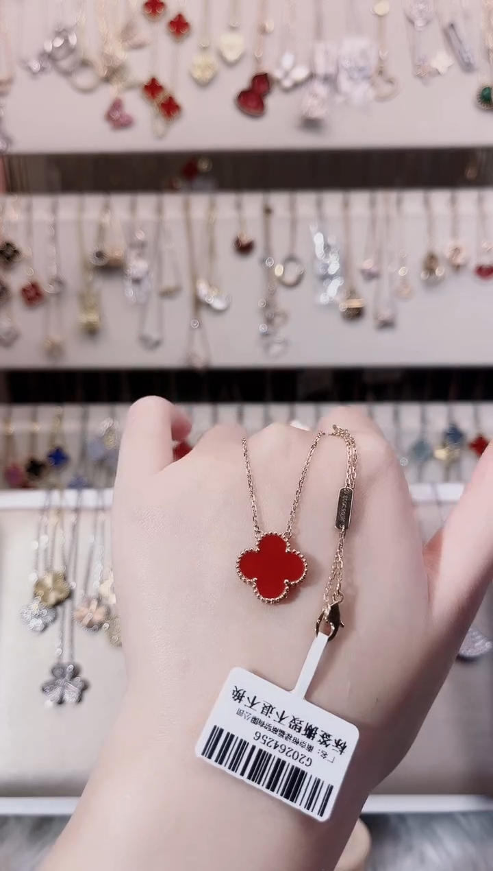 【闪购商品】玛瑙项链18K金镶嵌18K金镶嵌 K玫