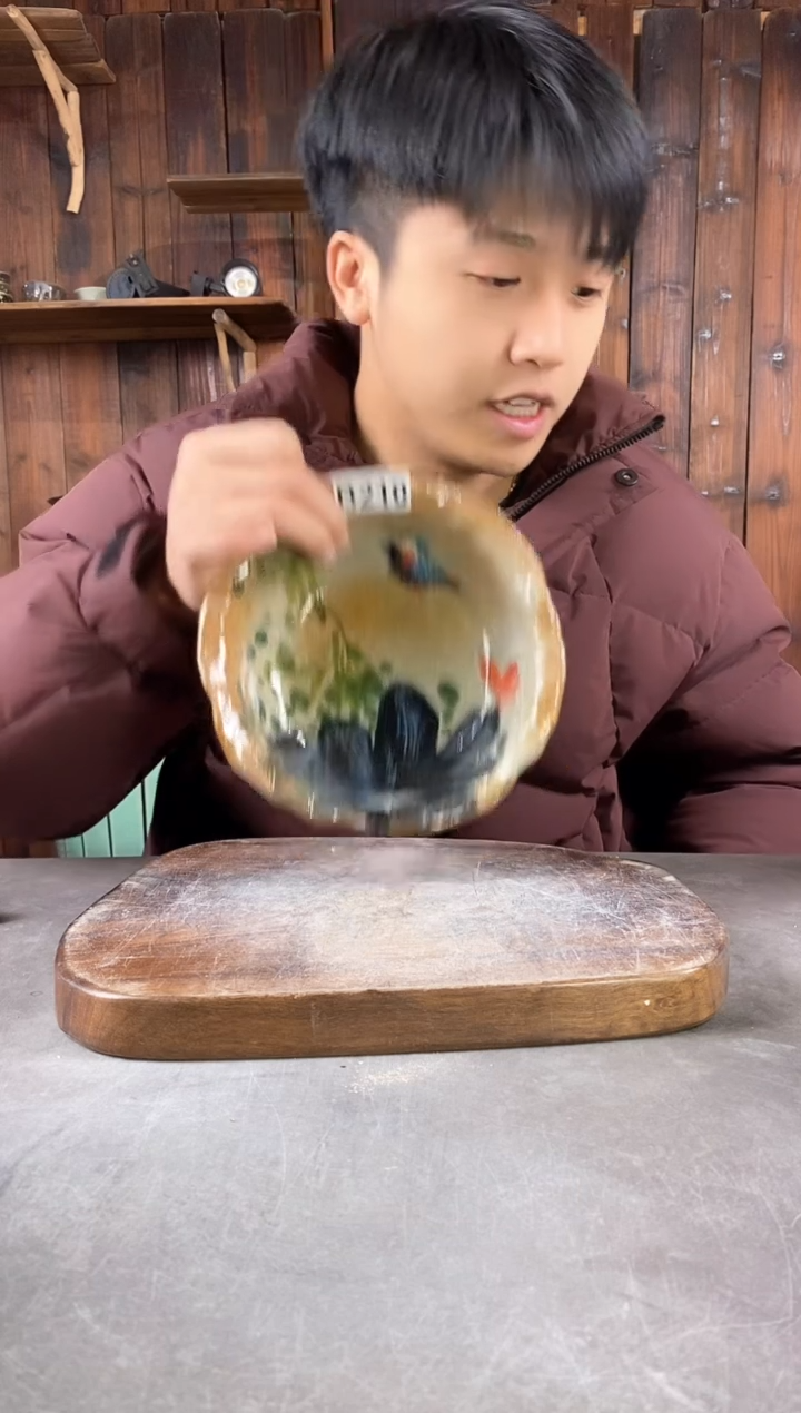 【闪购商品】碗210，手工手绘，新年快乐！