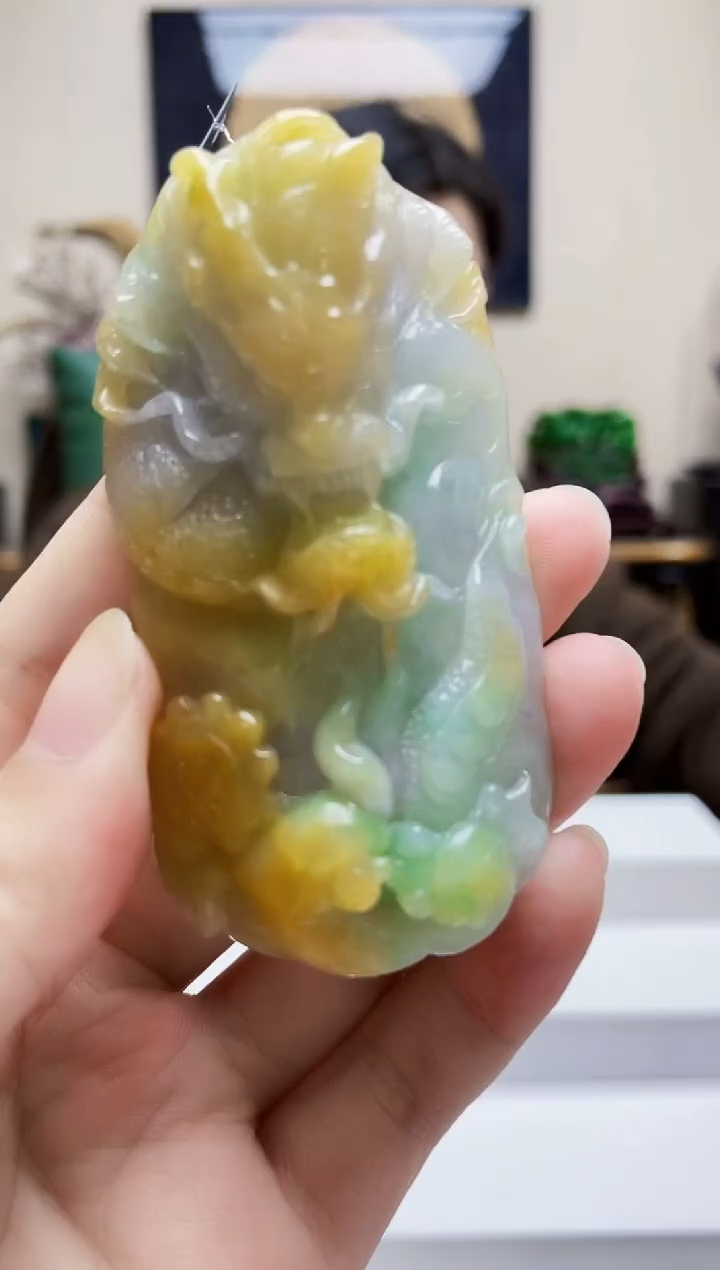 未镶嵌定制翡翠吊坠308