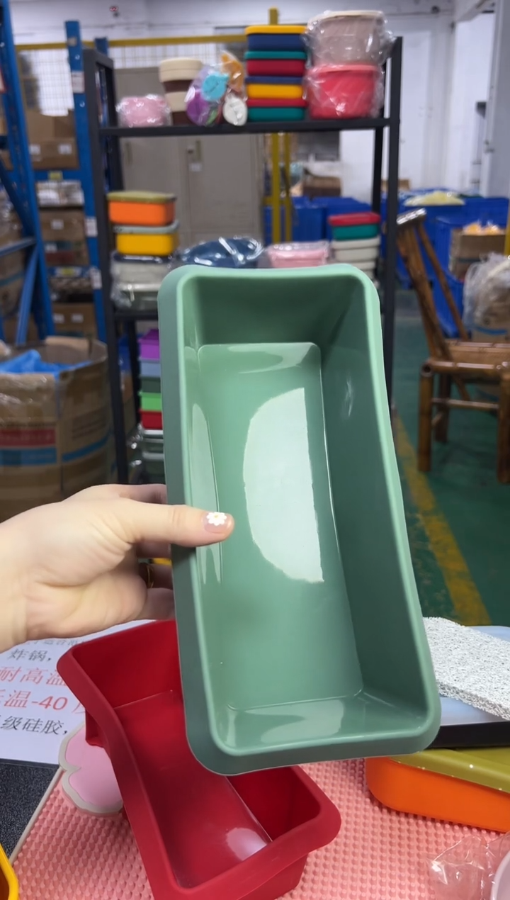 长方蛋糕模具 绿色