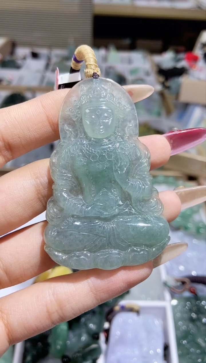 【闪购商品】翡翠颈饰未镶嵌天然缅甸翡翠A货未镶嵌