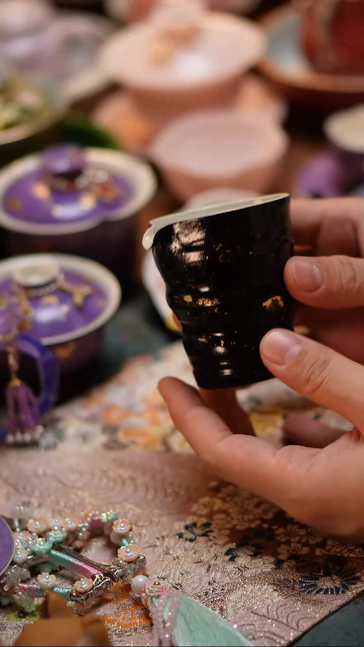 【闪购商品】黑色大漆公道杯黑色大漆公道杯