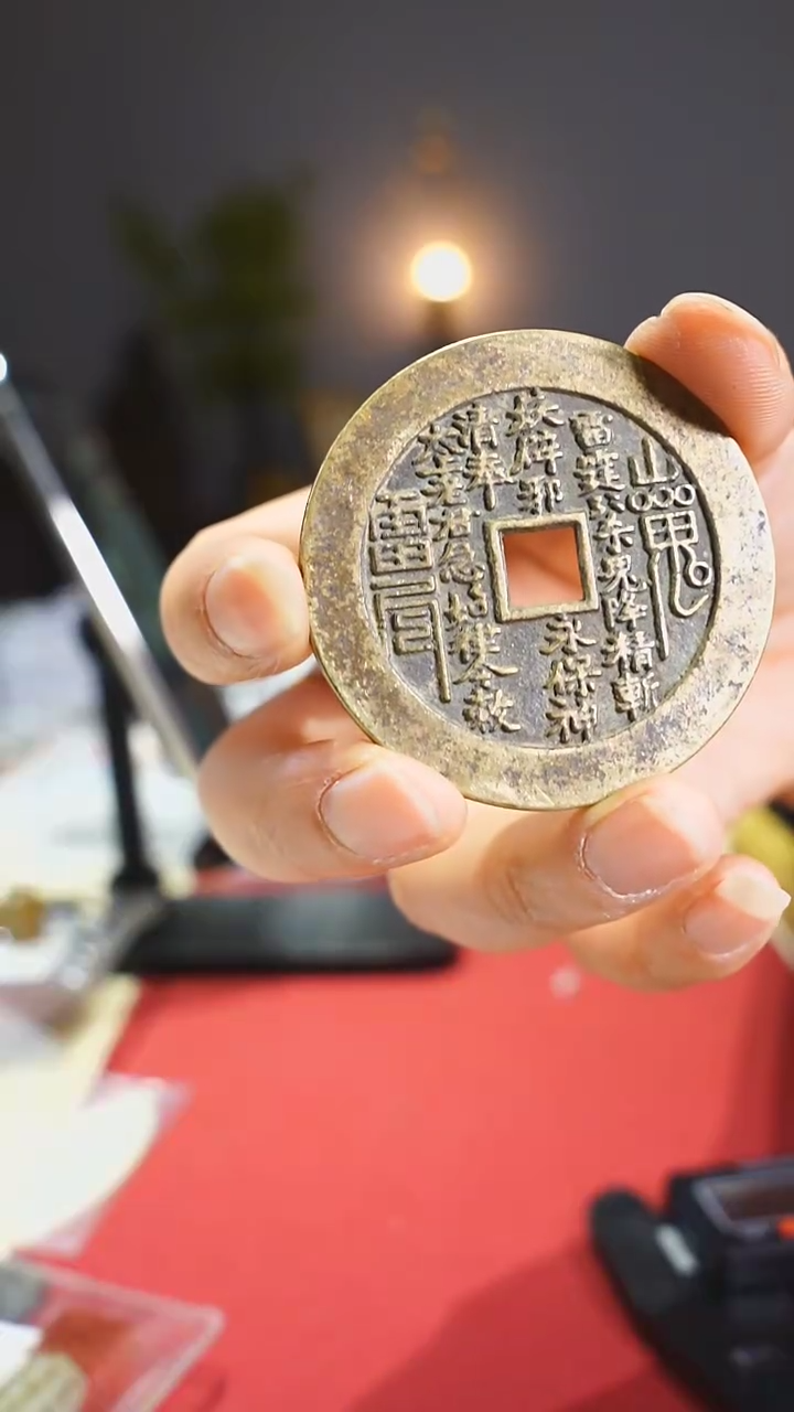 【闪购商品】金属金属老山鬼花钱内方5/0422