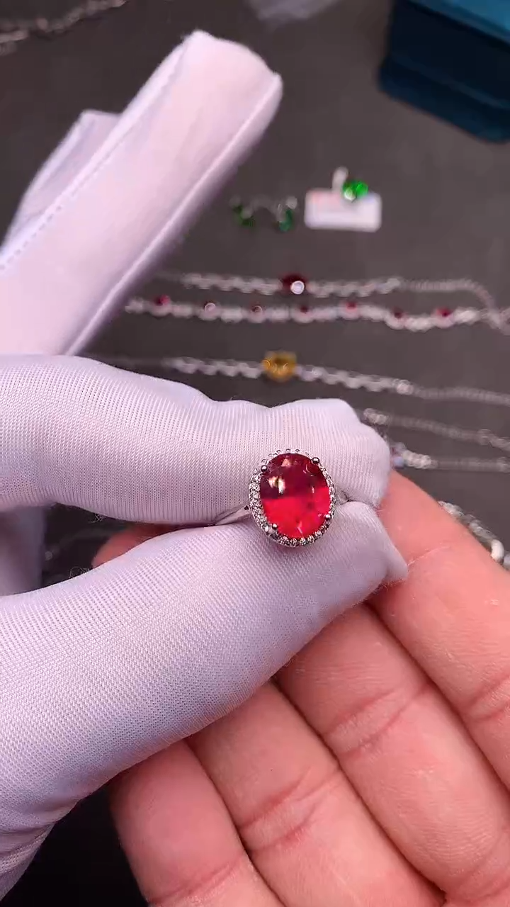【闪购商品】红宝石戒指银S925镶嵌.......