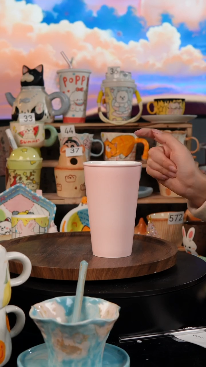 陶瓷双饮款景德镇手工陶瓷