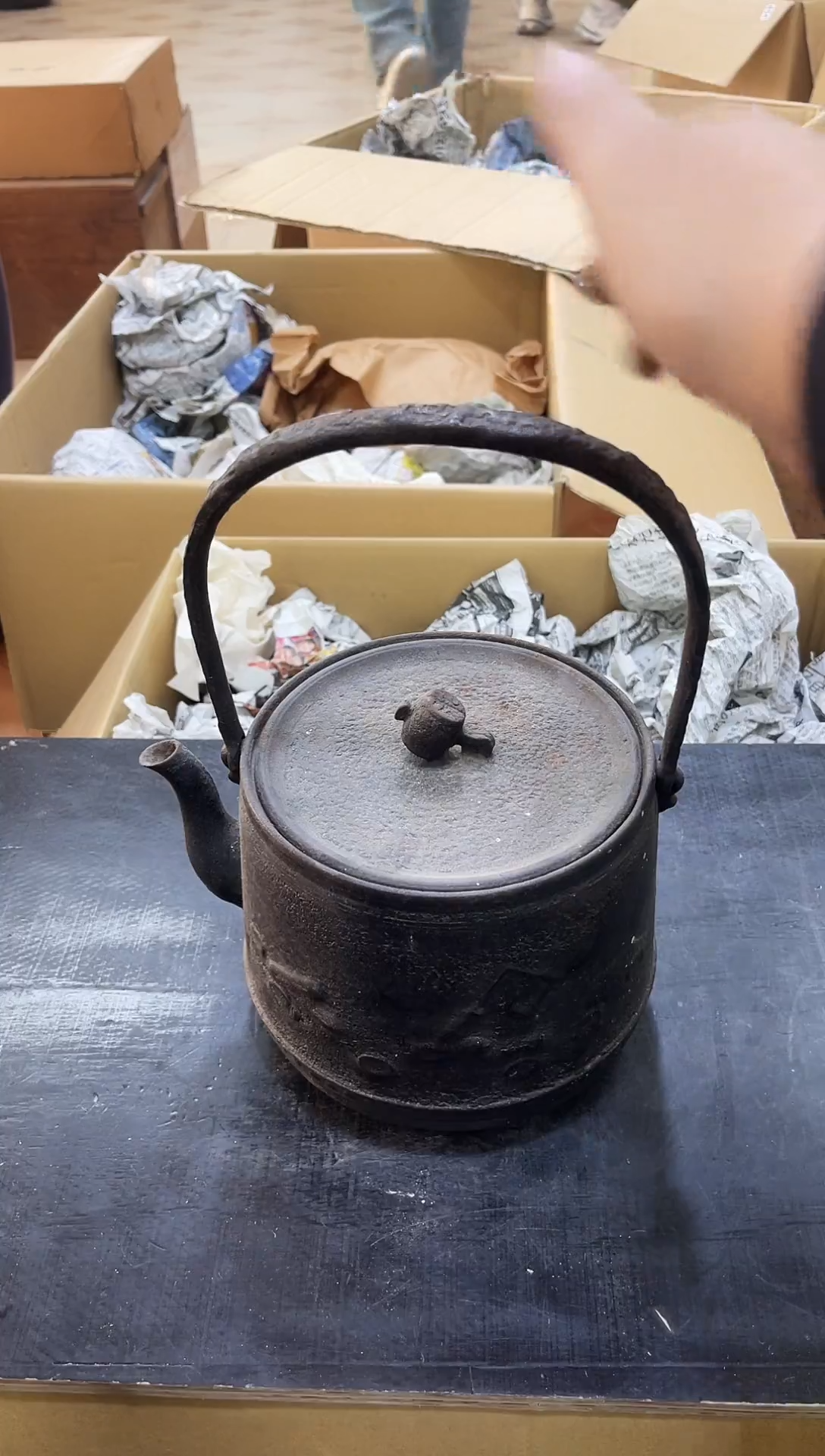 铁壶如图所示 阁集工艺品