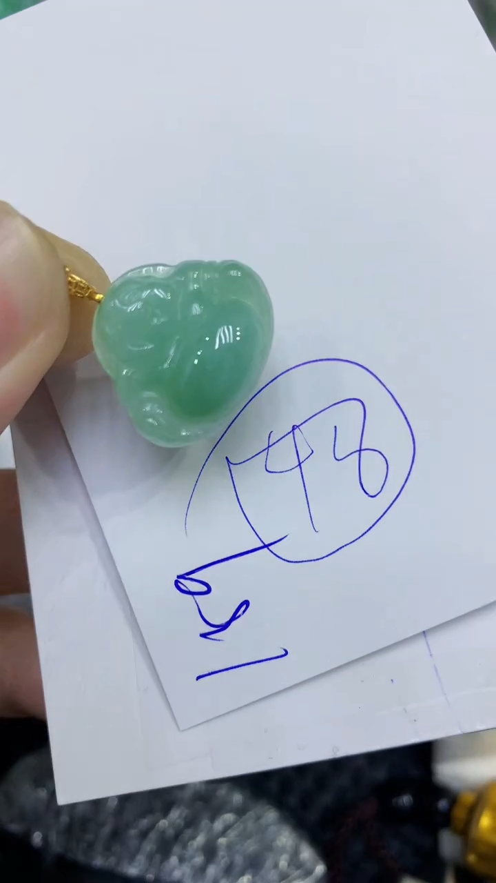 颈饰未镶嵌翡翠缅甸A货翡翠