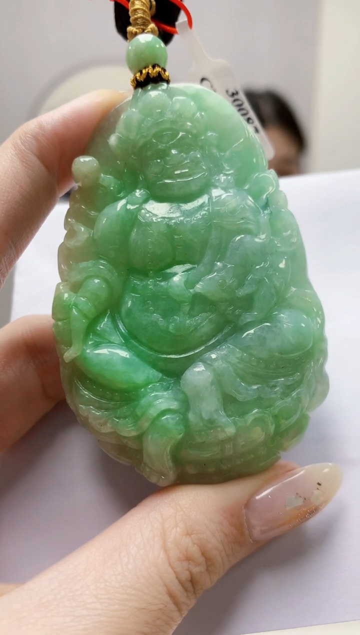 未镶嵌定制翡翠4812jw-毛货挂件45