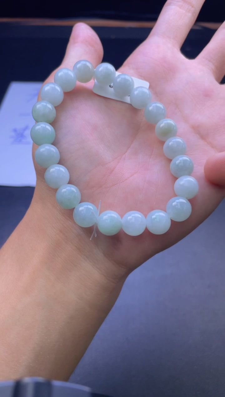 未镶嵌定制翡翠珠串卡9.9