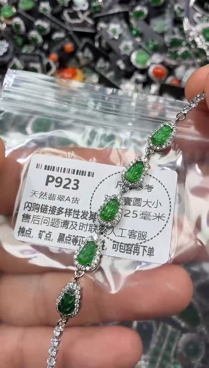 颈饰未镶嵌翡翠P923手链