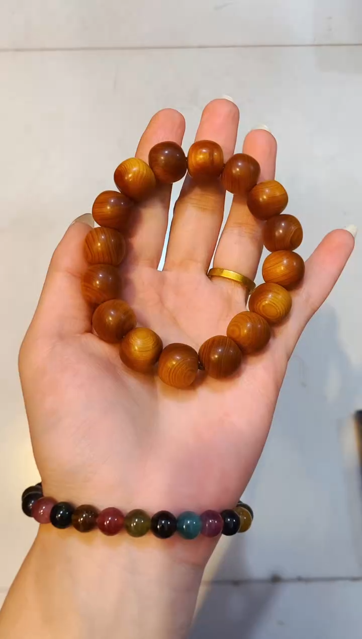 柏木（崖柏）大苹果单条太行崖柏陈化手把手串