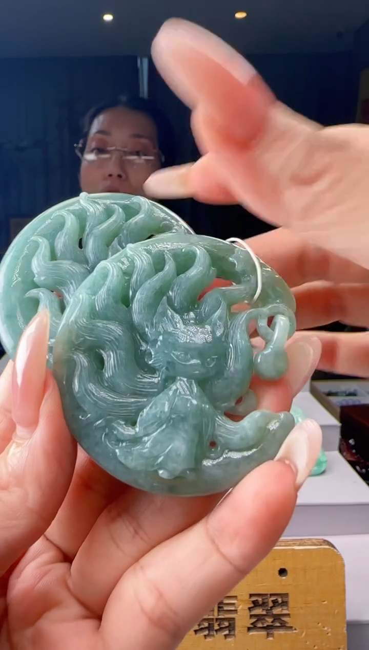 颈饰未镶嵌翡翠一对YJ@@WS1WX41641