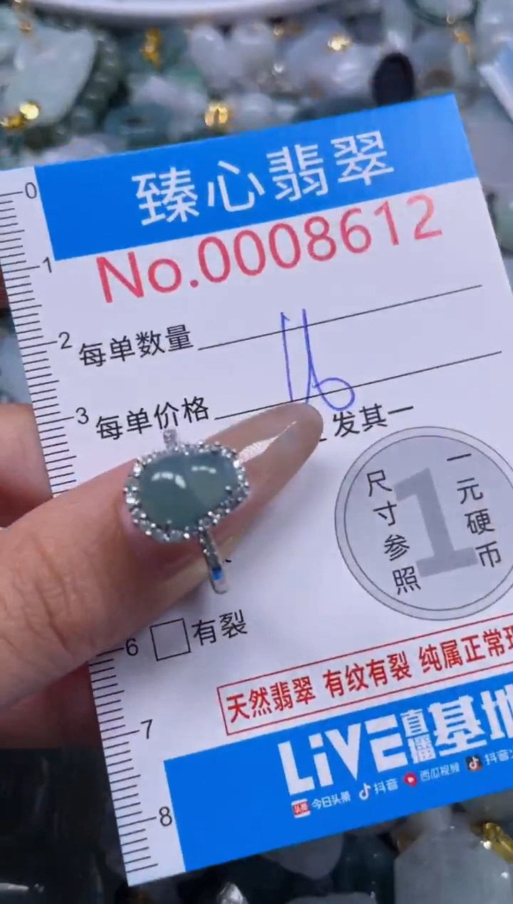 颈饰未镶嵌翡翠8612