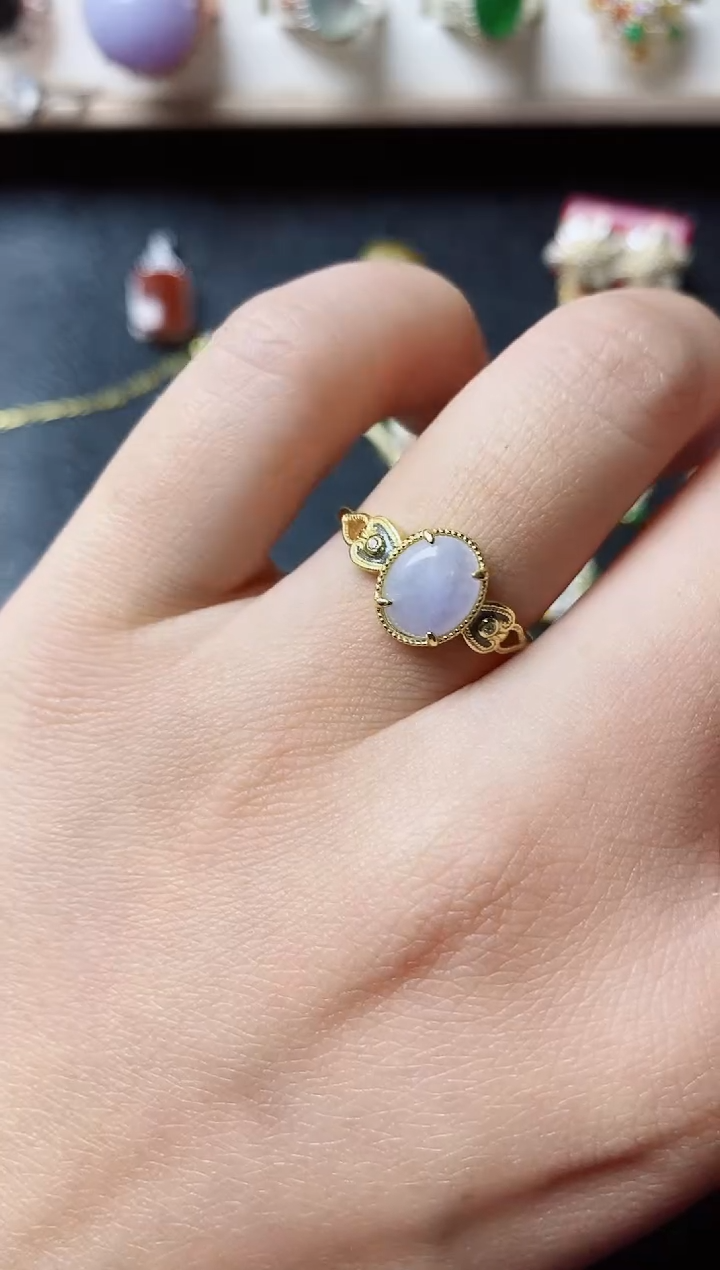 【闪购商品】翡翠戒指银S925镶嵌11111