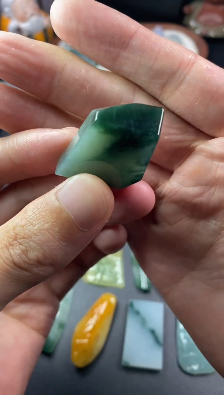 未镶嵌定制翡翠翡翠片料定制未镶嵌12.23-20
