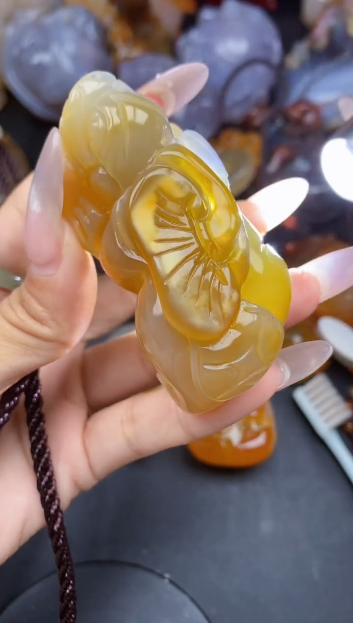 【闪购商品】玛瑙/玉髓颈饰合金ll