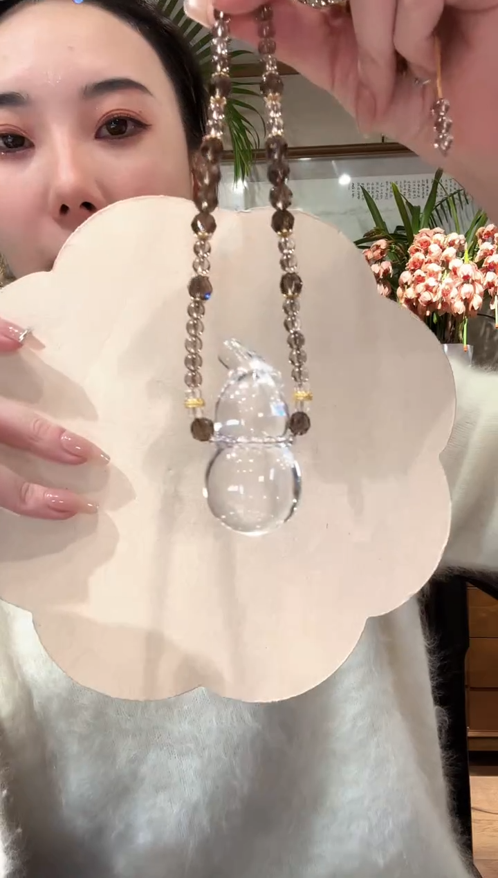 【闪购商品】水晶颈饰未镶嵌国风