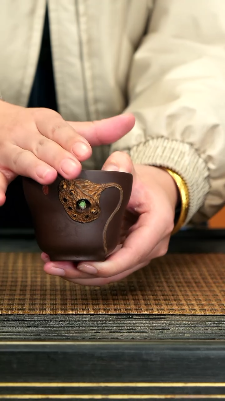 【闪购商品】紫砂茶壶44葫芦杯 莲子