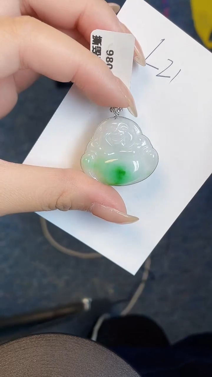 【闪购商品】翡翠颈饰18K金镶嵌00000000