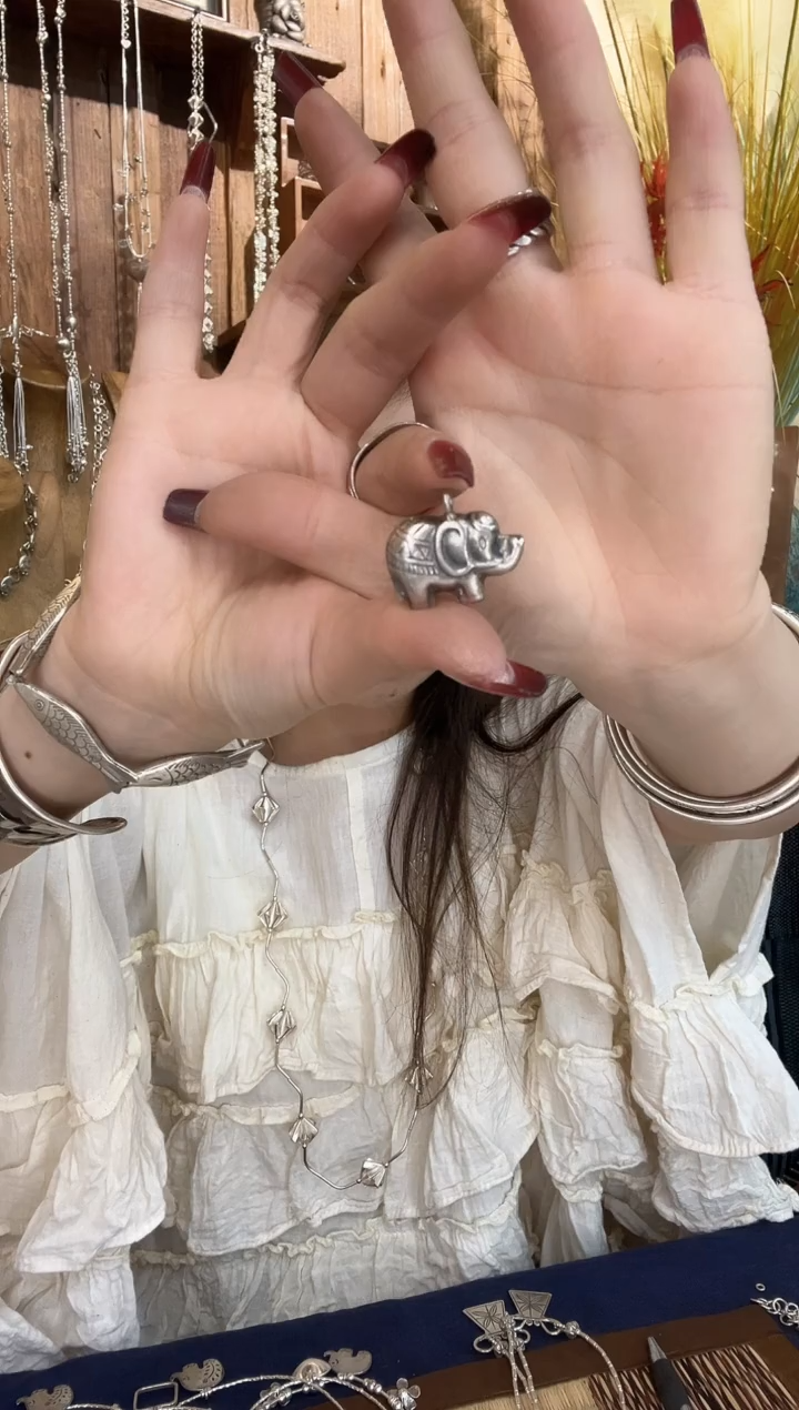 无925银顽**米吊坠