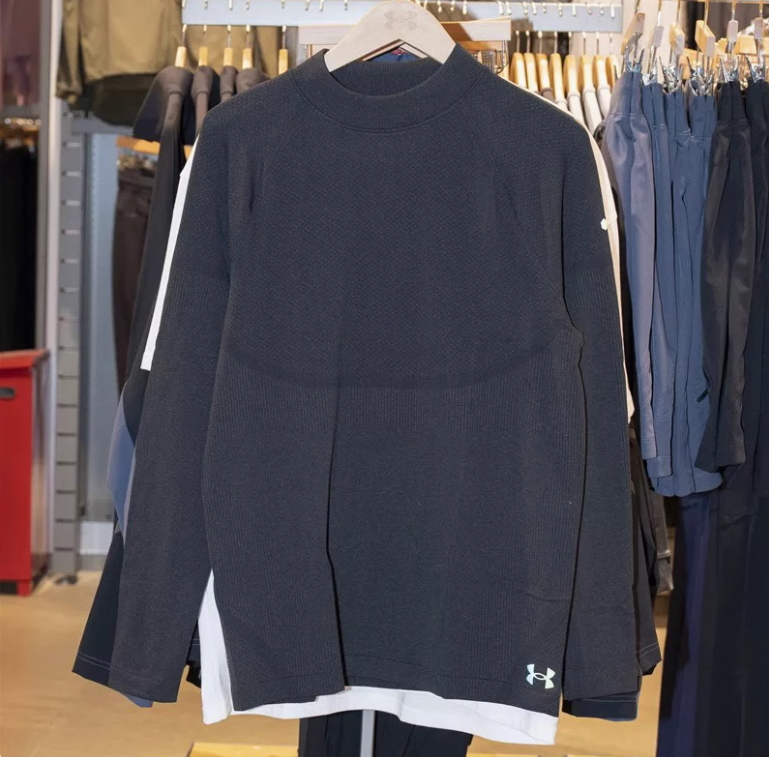 安德玛UA RUSH ColdGear®男子高领加绒运动T恤1379283