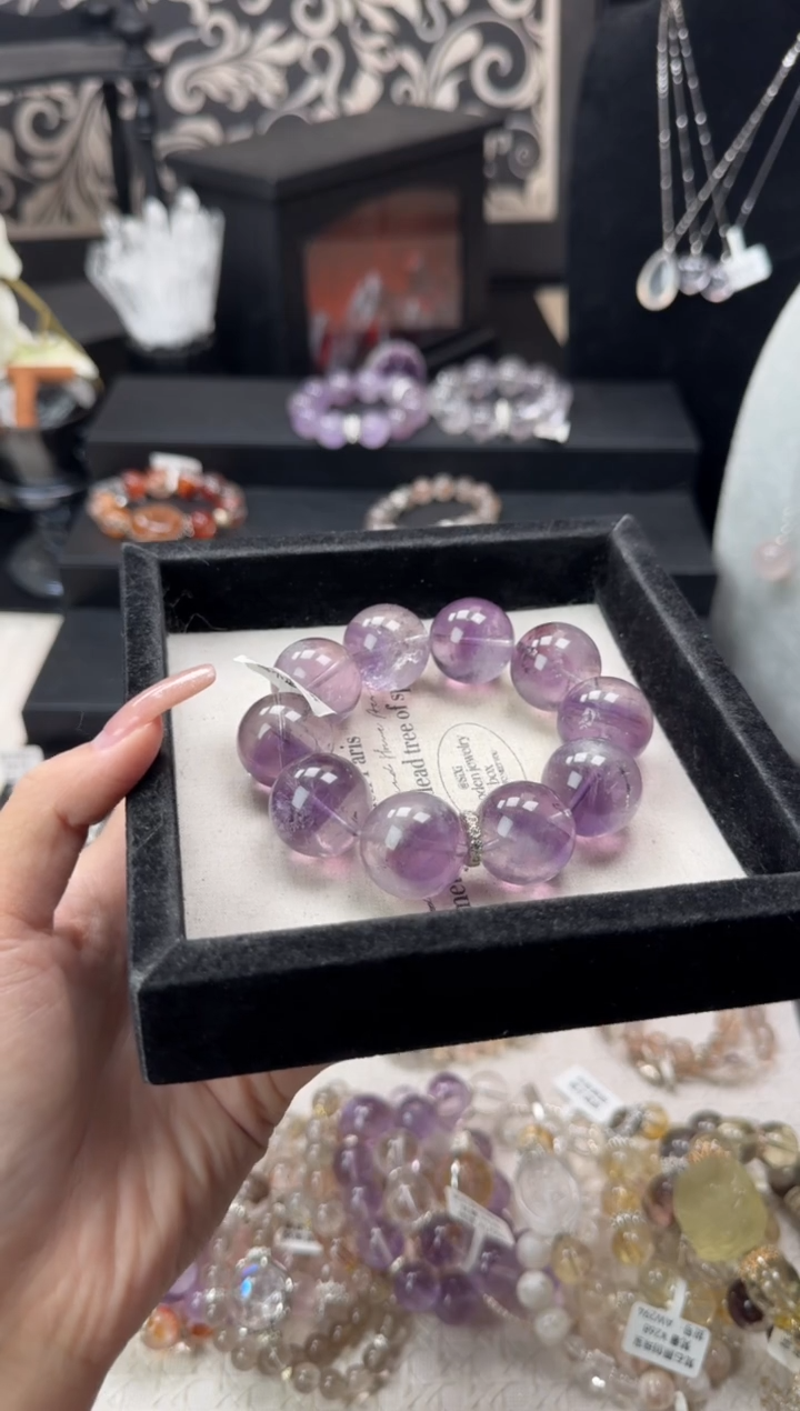 水晶手链未镶嵌A*y天然水晶 多样性发其一