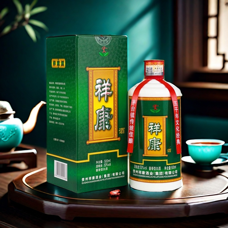 祥康酱酒经典系列高端优质酱香型53%Vol500