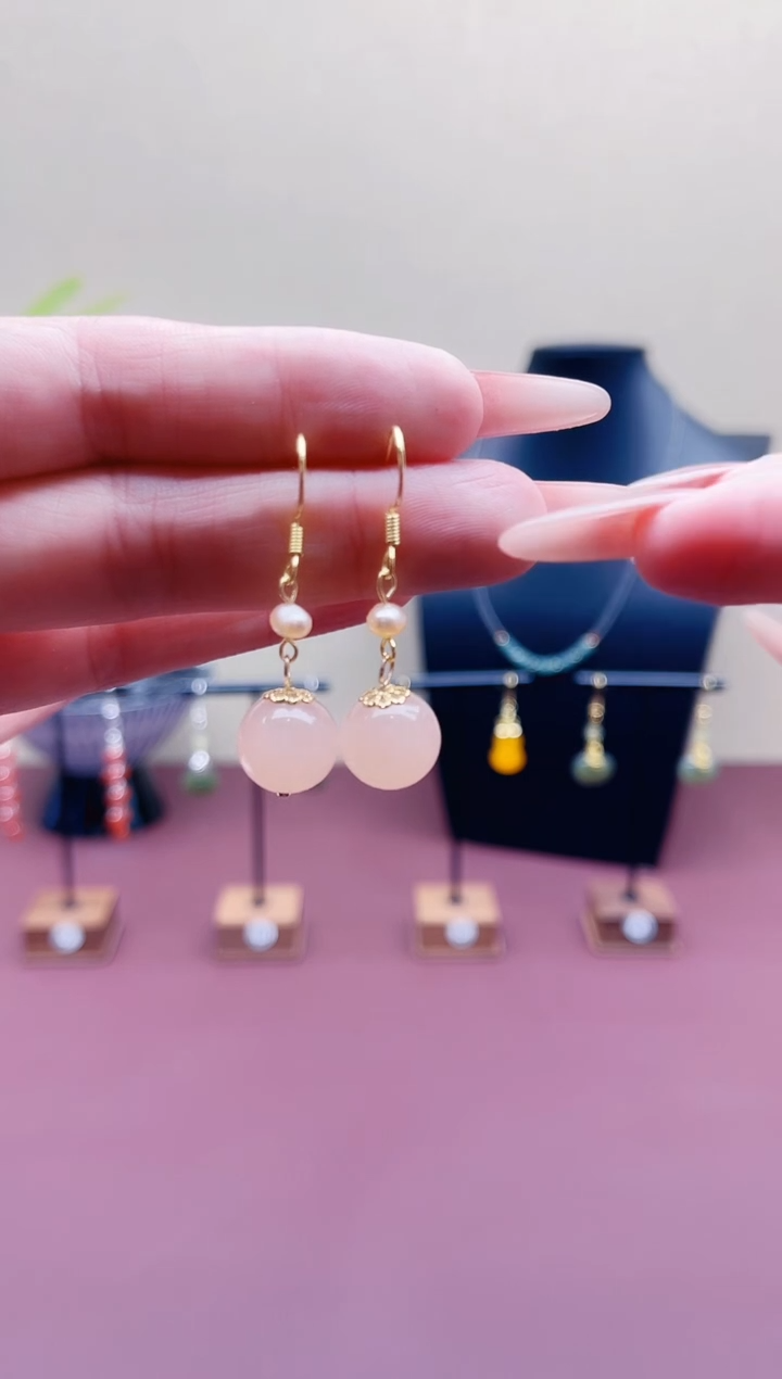 未镶嵌耳饰淡水珍珠660