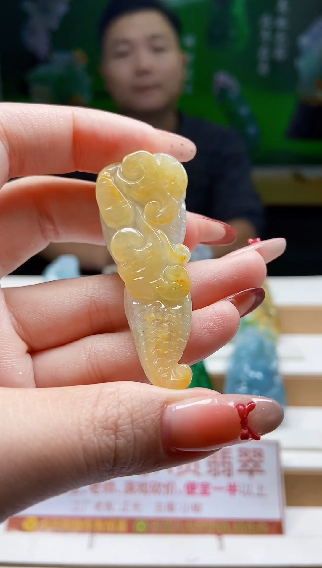 颈饰未镶嵌翡翠翡翠A货