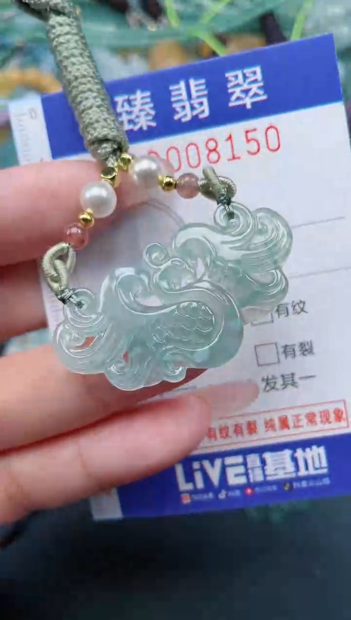 翡翠未镶嵌颈饰.0008150