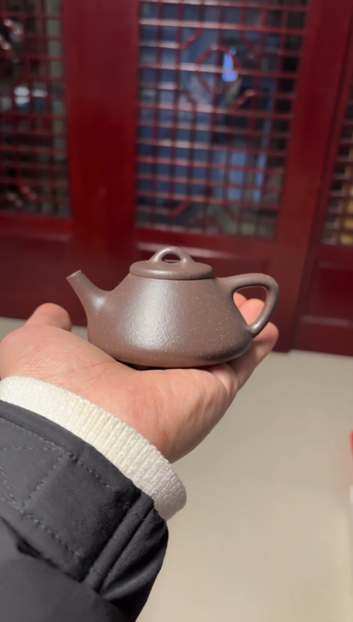 【闪购商品】紫砂茶壶紫泥石瓢140毫升