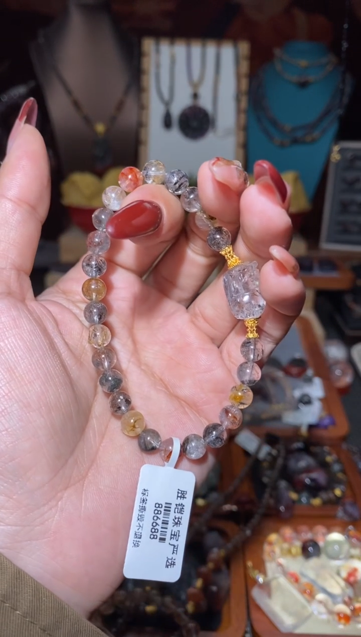 【闪购商品】水晶手串未镶嵌闪灵钻
