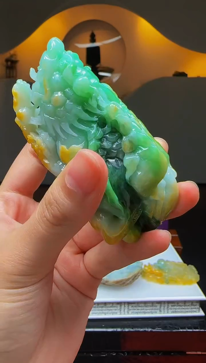 【闪购商品】定制翡翠未镶嵌Q04271翡翠毛货